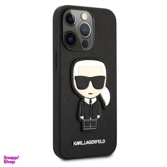 کاور موبایل کارل لاگرفلد مدل Leather Case مناسب اپل iPhone 13 Pro