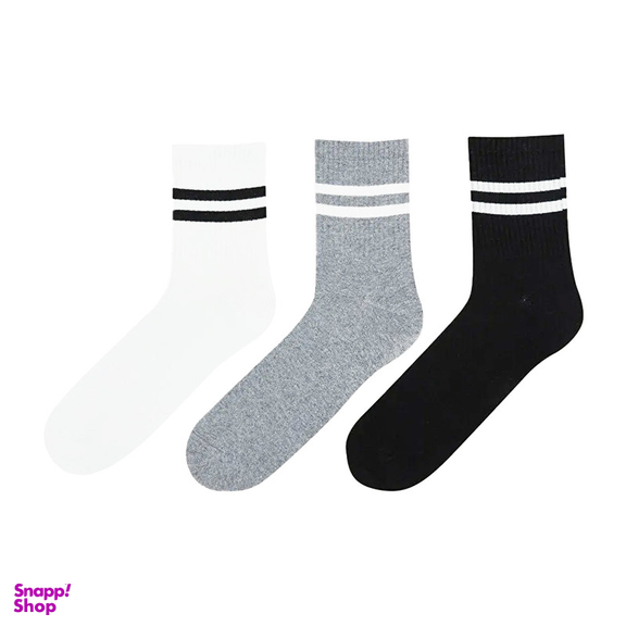 جوراب ساق بلند مردانه ال سی وایکیکی مدل s5hr50z8 مجموعه 3 عددی