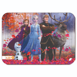 پازل چوبی نارنگی لند مدل السا 48 تکه سایز A3