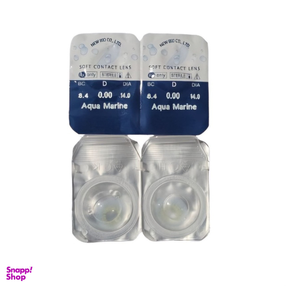 لنز چشم سالیانه نیوویژن رنگ Aqua Marine