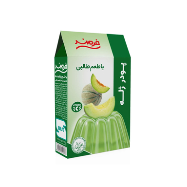 پودر ژله با طعم طالبی فرمند وزن 100 گرم