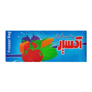 کیسه فریزر اکسیر مدل ساده بسته 70 عددی