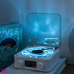 اسپیکر بلوتوثی قابل حمل طرح گرامافون مدل Waves