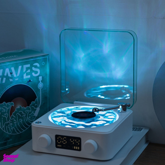 اسپیکر بلوتوثی قابل حمل طرح گرامافون مدل Waves