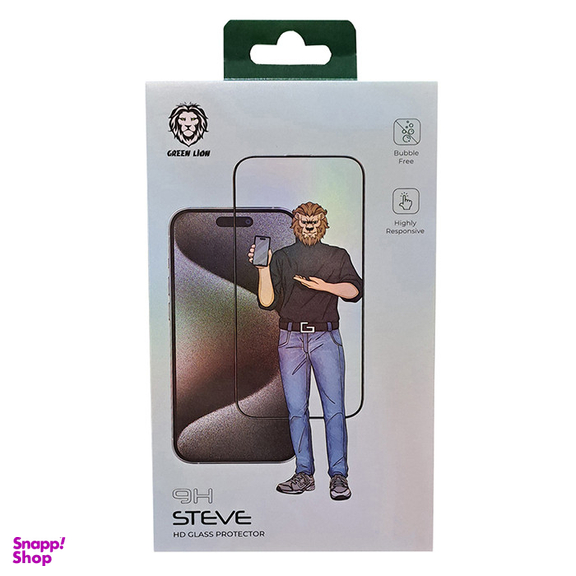 محافظ صفحه نمایش گرین لاین مدل 9H STEVE مناسب برای گوشی موبایل اپل IPhone 13/13 pro/14