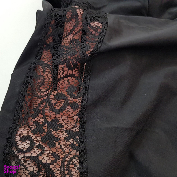 مایو زنانه ماییلدا مدل پددار گیپوری کد 4403 رنگ مشکی