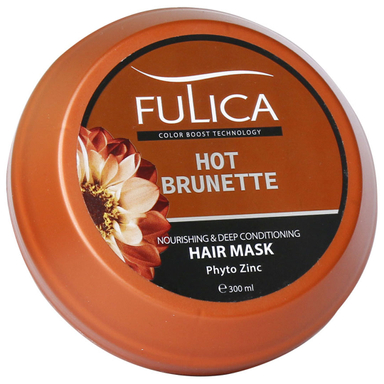 ماسک مو تقویت کننده فولیکا (Fulica) مدل Hot Brunette حجم 300 میلی لیتر
