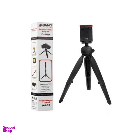 سه پایه نگهدارنده چرخشی یونیمات مدل D909 Plus Tranformer
