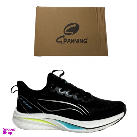 کفش کتانی اسپانینگ کد SP103 رنگ مشکی