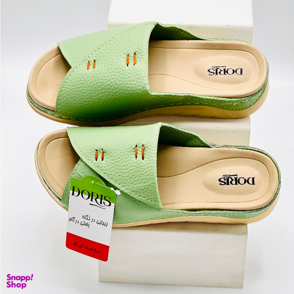 صندل طبی زنانه دوریس مدل شمیم کد 04 رنگ سبز