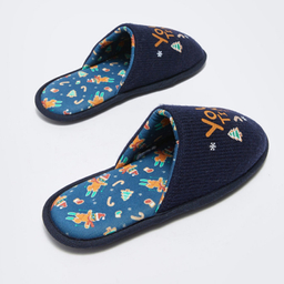 دمپایی حوله ای مردانه ال سی وایکیکی مدل استپ دار Christmas