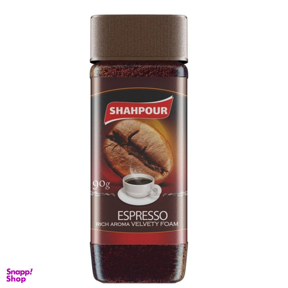 قهوه فوری اسپرسو شاهپور وزن 90 گرم