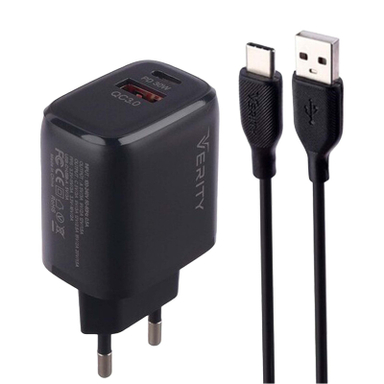 شارژر دیواری وریتی مدل AP 2126 به همراه کابل USB-Type C