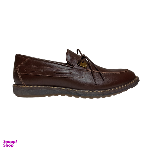 کفش روزمره چرم طبیعی مردانه تچر مدل TCH002-gh
