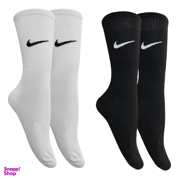 جوراب مردانه اسپرت نایکی بلند کد 2025 مجموعه 2 عددی