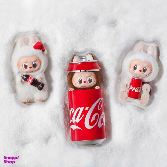 اسباب بازی شانسی مدل عروسک لبوبو طرح کوکاکولا Coca Cola