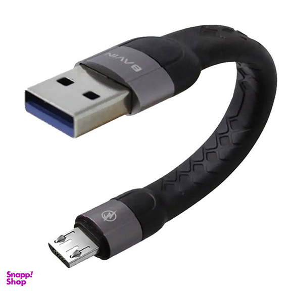 کابل شارژ USB به MicroUSB باوین CB-192 طول 30 سانتی‌ متر
