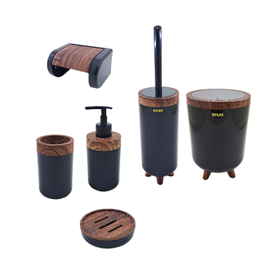 ست سرویس بهداشتی اطلس مدل سلین مجموعه 6 عددی