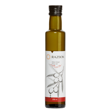 روغن زیتون فرابکر حاوی عصاره طبیعی چیلی رزبن حجم 250 میلی لیتر