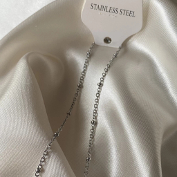 گردنبند زنجیر زنانه مدل توپی کد T1