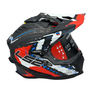 کلاه کاسکت ال اس تو کد Ls2 mx701 c explorer carbon matt red