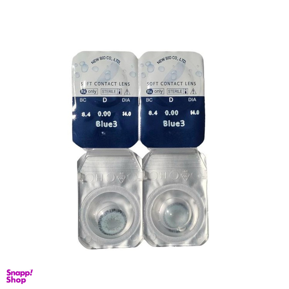 لنز چشم سالیانه نیوویژن رنگ Blue 3 شماره 12