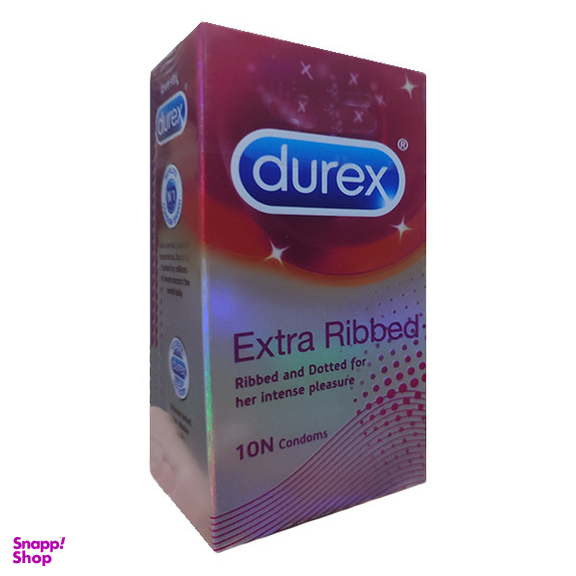کاندوم دورکس مدل EXTRA Ribbed بسته 10 عددی