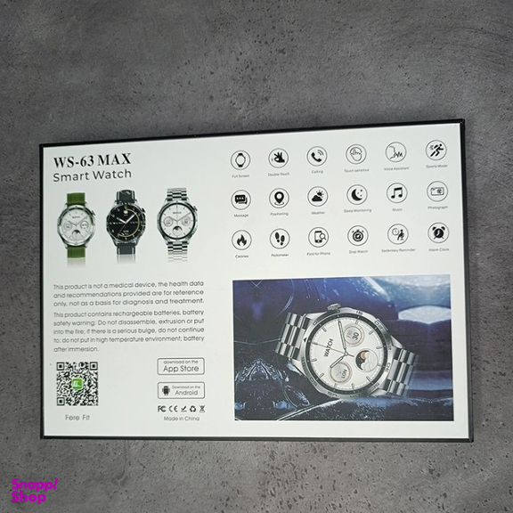 ساعت هوشمند ویسمی مدل WS-63MAX