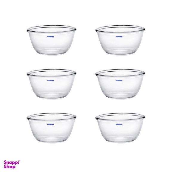 کاسه شیشه و بلور اصفهان مدل onix15 بسته 6 عددی