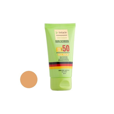 کرم ضد آفتاب رنگی دیفکتو SPF 50 مدل 01 ‌مناسب برای انواع پوست حجم 50 حجم میلی‌ لیتر