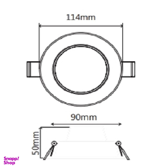 پنل هالوژن 8 وات وات سیدکو مدل Eco Series