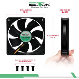 فن کیس ایتوک مدل Soplador - 12 - Plus