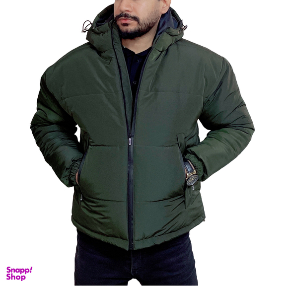 کاپشن مردانه مدل باکسی کد 2 رنگ سبز