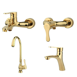 ست شیرآلات راسان مدل صدف کد 41 مجموعه 4 عددی