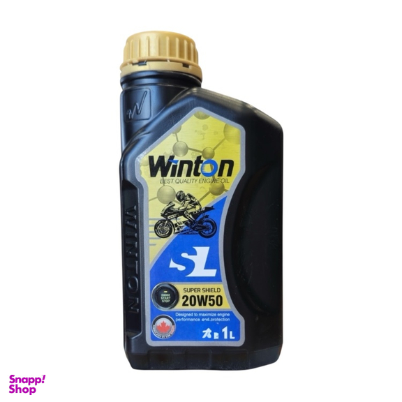 روغن موتور سیکلت وینتون مدل 20W50 SL JASO MA2 حجم 1 لیتر