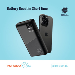 پاوربانک پرودو مدل Porodo Blue ظرفیت 20000 میلی آمپر ساعت
