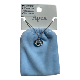 گردنبند زنانه مدل صدف و مروارید