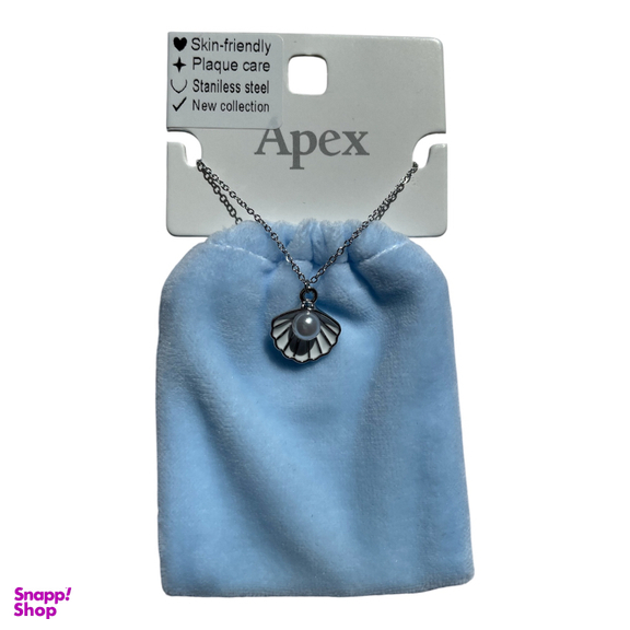 گردنبند زنانه مدل صدف و مروارید