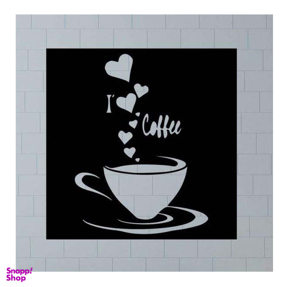 دیوارکوب آتینو طرح I Love Coffee کد 760