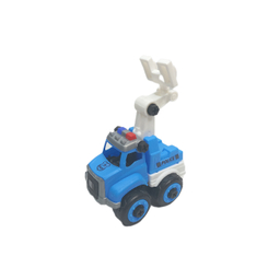 ماشین بازی مدل ساختنی پلیس مجموعه 4 عددی