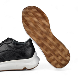 کفش کتانی زنانه چرم کاکتوس مدل WS۱۰۵۶ رنگ مشکی