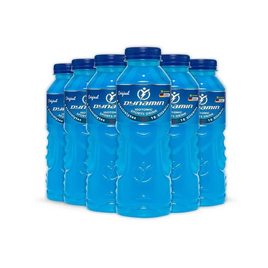 نوشیدنی ویتامینه ایزوتونیک داینامین طعم بلوبری حجم 500 میلی لیتر بسته 12 عددی