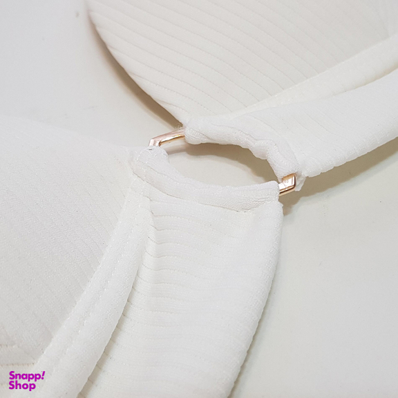 مایو زنانه ماییلدا مدل اسفنجی گره ای کد 4448-458 رنگ سفید