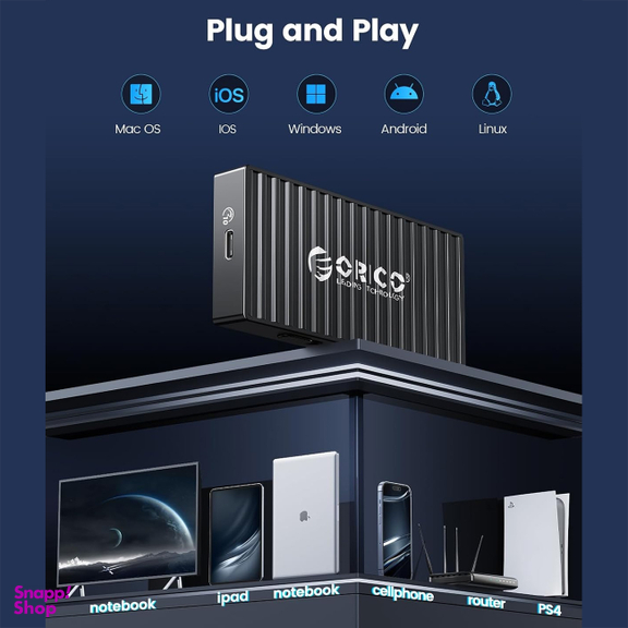 باکس حافظه SSD اوریکو مدل 9610C3 M.2 NVMe