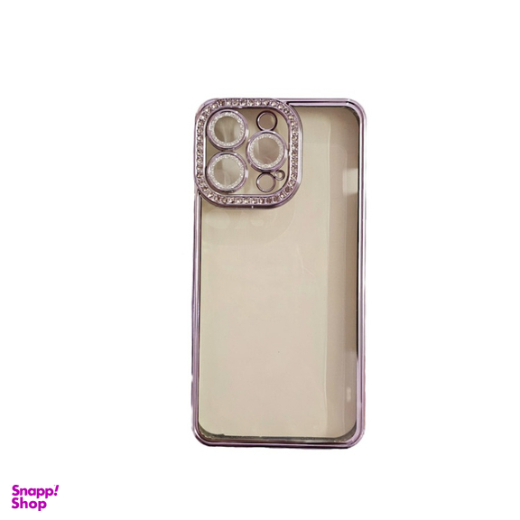 قاب گوشی موبایل مدل دور نگین شفاف کد M157 مناسب اپل iPhone 13 Pro