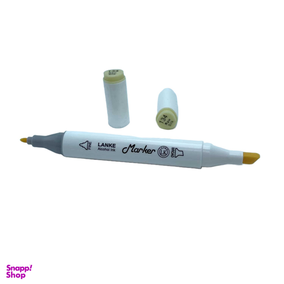 ماژیک راندو دو سر لانک رنگ Raw Silk کد 134