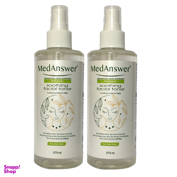 تونر صورت مدانسر مدل سبومد حجم 275 میلی لیتر مجموعه 2 عددی