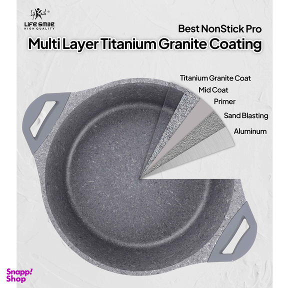 سرویس پخت و پز 10 پارچه لایف اسمایل مدل LIFEP13N-10