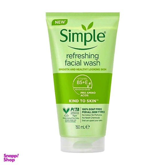 ژل شستشو صورت سیمپل مدل Kind to Skin حجم 150 میلی لیتر