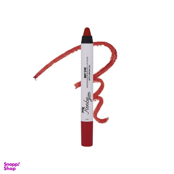 رژ لب مدادی روبی سیما کد L309 رنگ قرمز